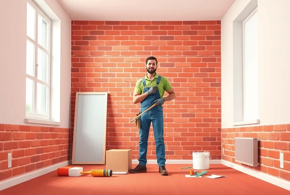 Intérieur rénové après travaux de peinture à Villiers-le-Bel